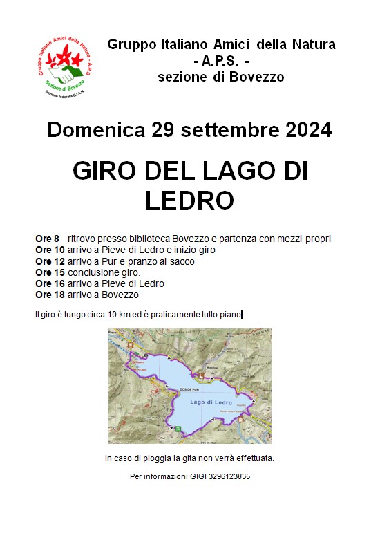 Giro del lago di Ledro