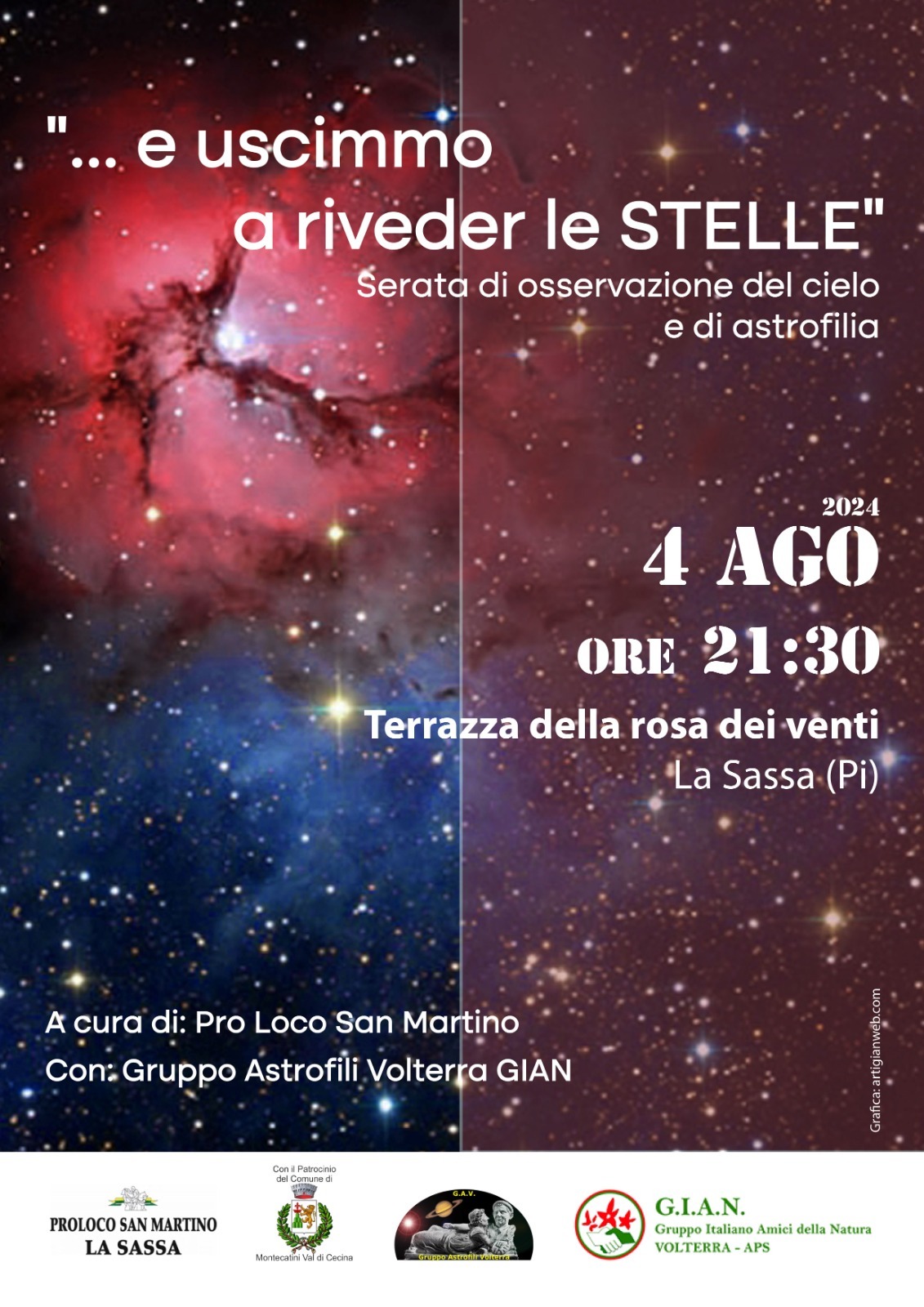 e uscimmo a riveder le stelle